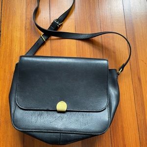 Madewell Abroad Shoulder Bag Black